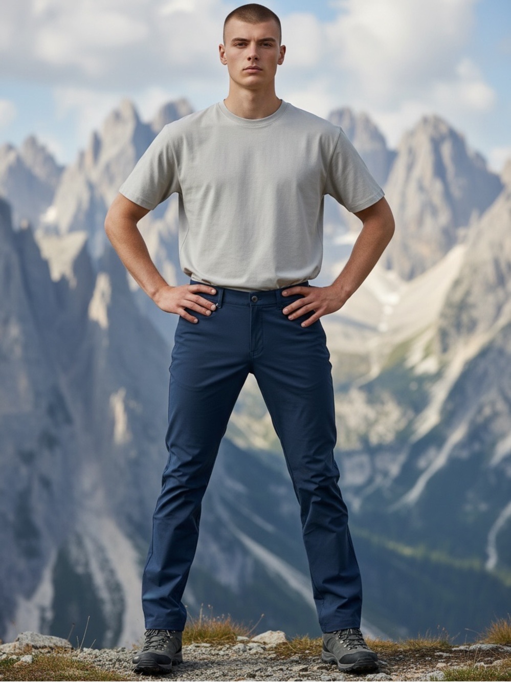 Lululemon 5-Pocket Versatile Blue Trousers Men's Size 35 Traditional Straight - Picture 4 of 8
